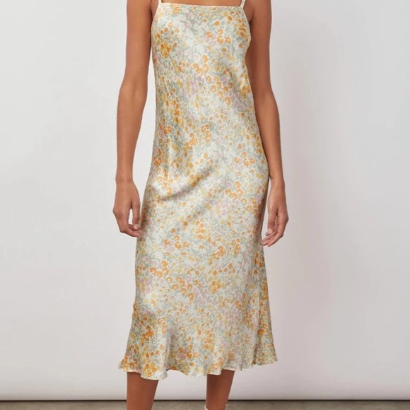 Rails Mina Summer Meadow Dress Size Medium Floral Summer Wedding Guest Romantic - Picture 2 of 10
